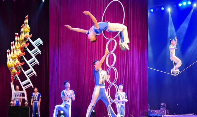 Head of nation's lone circus troupe insists show must go on