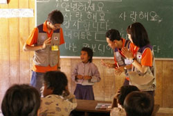 Korean language class at local school