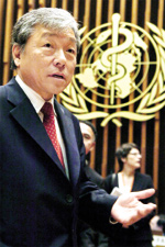 Dr Lee Jong-wook: Prior to his work as WHO Director-General, Dr Lee was a world leader in the fight against two of the greatest challenges to international health and development - tuberculosis, and vaccine preventable diseases of children. Dr Lee Jongwook died on the morning of 22 May 2006 following a sudden illness.