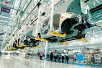 Hyundai car plant in India