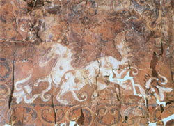 Cheonma or flying horse painting discovered from Cheonmachong