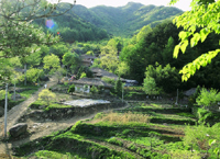 Cheonghakdong Village, located at the southern foot of Samsanbong Peak on Mt. Jirisan, maintains the traditional style of daily Korean life.