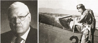 James Hamilton Dill (right) and Korean pilot Jang Ji-ryang
