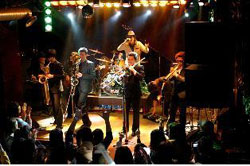 Live performance on Club Day at Hongdae district