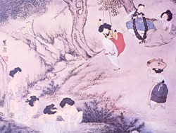 Scenery on Dano day by Shin Yun-bok (1758?-?), better known by his pen name Hyewon