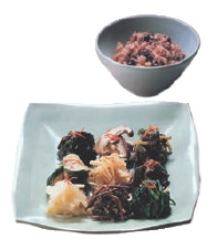 Ogokbap and various vegetables