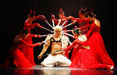 A scene from 'Karma'
