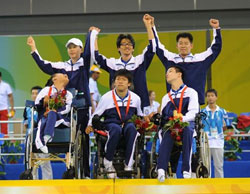 Korean boccia team