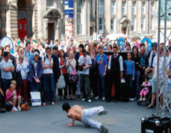 Korean B-boy performance (Photo: Dong-A DB)