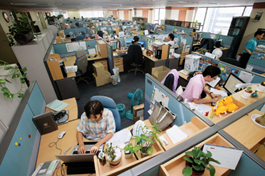 NIA offices are becoming environmentally friendly with less paper used.