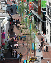 Dongseongno (Street) in Daegu, North Gyeongsang Province