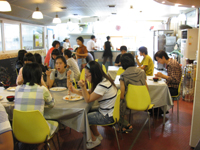 The lunchtime crowd at Harmony