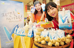 Garlic-makgeolli drink V-1