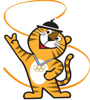 Hodori, the mascot of 1988 Seoul Olympic Games 