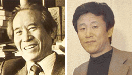 Author Hwang Sun-won (left) and Cho Sehui (right) (Photo: Korea Literature Translation Institute)