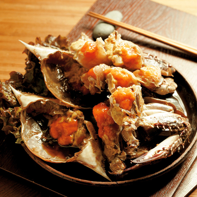Ganjang Gejang is a marinated crab dish. (photo courtesy of the KTO)