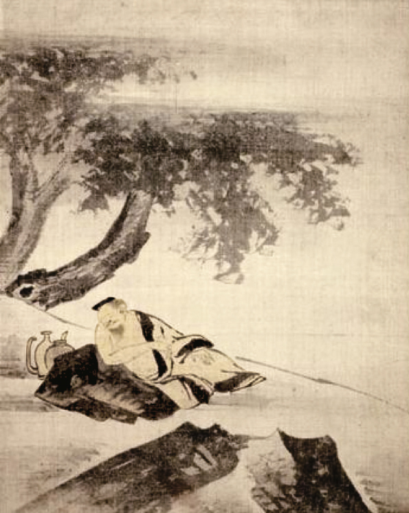 Suhachwimyeondo (Drunken Sleep under a Tree) by Yi Gyeong-yun