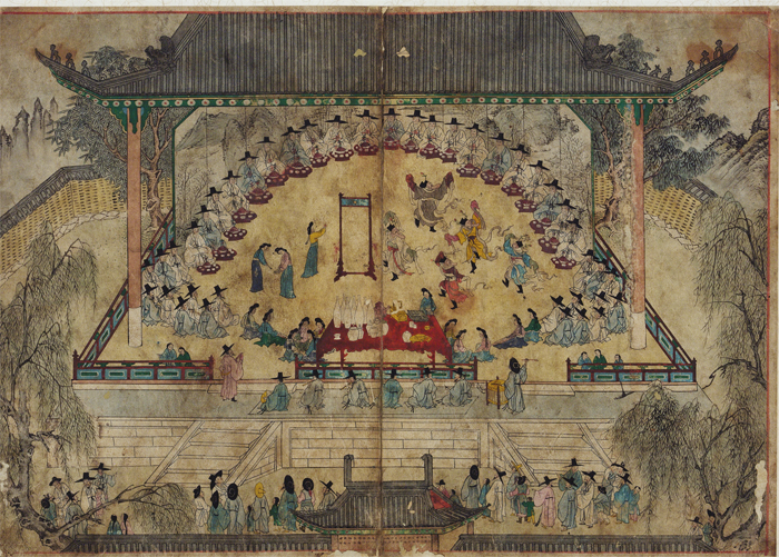The “Iwongirohoedo,” or “Picture of a Gathering at Iwon.” Author unknown. 