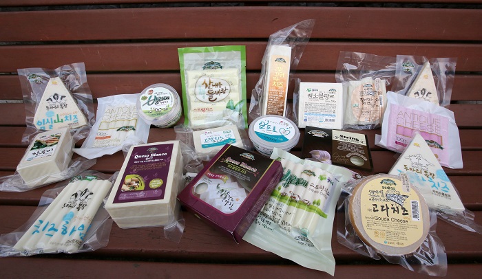 A wide variety of Imsil N Cheese products are produced by 12 household dairy farmers.