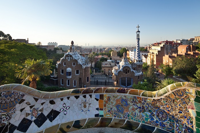 Park Güell is one of Gaudi's most innovative works. (photo: Yoon, Joonhwan)