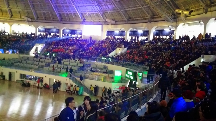 Inside the Jangchung Gymnasium