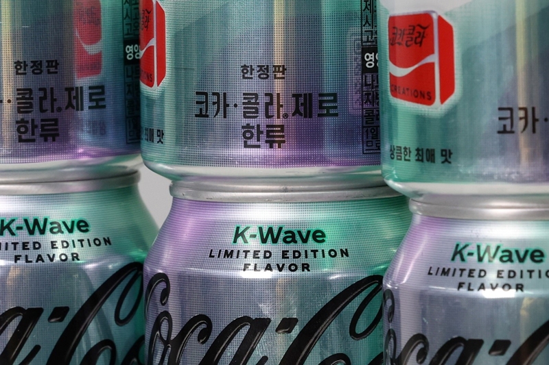 This K-Wave edition of Coca-Cola Zero Sugar on the can has the terms 