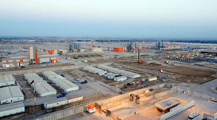 The construction site at Bismayah New City in Iraq. (photos courtesy of Hanwha E&C)