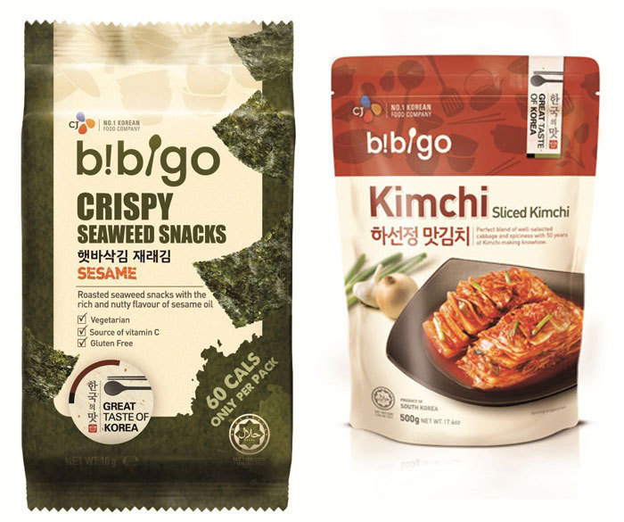 CJ's crispy seaweed snacks and sliced kimchi won halal certification from the JAKIM.