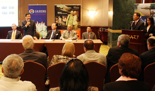 The KTO hosts an event at a hotel in Cairo, Egypt to promote Korea as medical tourism destination to the Middle East (photo: Yonhap News).