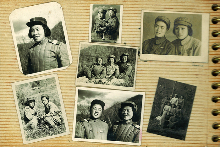 Chen Rebi had taken photos during the war, and brought 50 pictures on her recent visit to Korea (photo courtesy of KCCA).