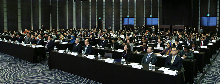 The opening ceremony of the Cultural Tourism Forum 2014 is held at the Westin Chosun Hotel in Seoul on November 11.