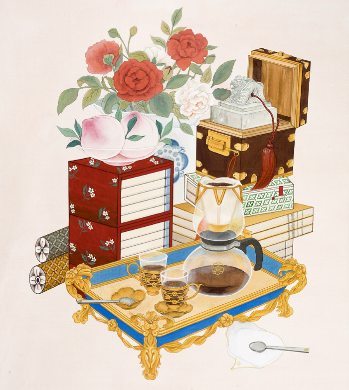 ‘Gabi Series,’ created by Kim Yu-jin, is inspired by the fact that King Gojong (r. 1863-1907) often enjoyed having coffee during his reign. <i>Gabi</i> means ‘coffee.’