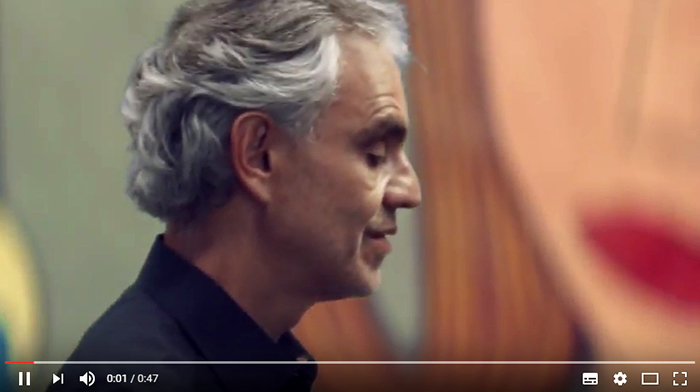 Italian tenor Andrea Bocelli is also a Dot Watch customer. Bocelli even wore it in an ad for a German telecommunications company.