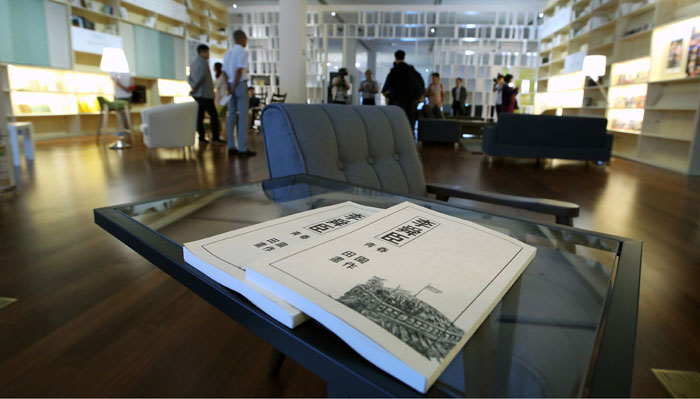 In the 'Forest of Sentences,' visitors can learn about classical, modern and contemporary Korean novels and watch clips from films that were based on the novels.