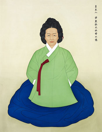 A portrait of Jang Gye-hyang, the author of the '<i>Eumsik Dimibang</i>.'