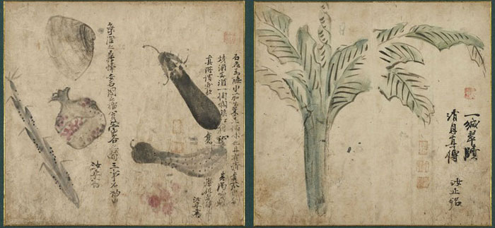 Paintings by Kang Sehwang, 18th century, ink and color on paper.