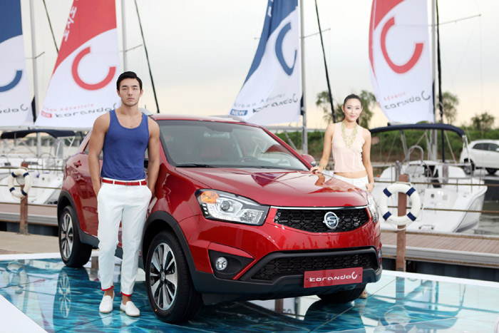 Ssangyong Motor launched its new Korando C in August 2013. (photo courtesy of Ssangyong Motor)