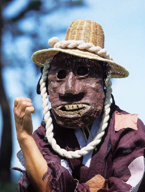 The leper mask of the five-clown mask dances from Goseong.