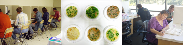Participants rate dishes depending on their personal preference (photo courtesy of RDA).