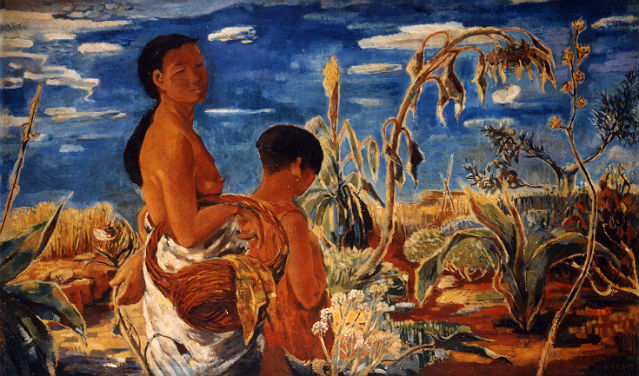 On an Autumn Day, 1953, Oil on canvas, 96x161.4 cm (courtesy of NMOCA)