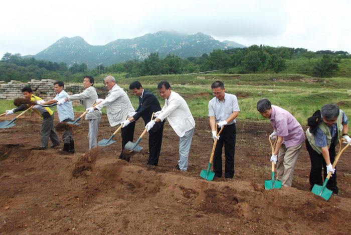 Archeologists and historians from both Koreas begin joint excavations in July 2014.