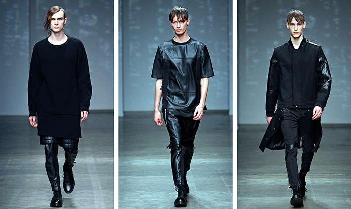 Choi Bum Suk’s 2014 F/W collection is shown during New York Fashion Week in February 2014. (photos courtesy of General Idea)