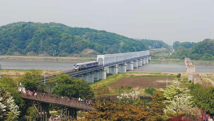 The DMZ Train runs to Dorasan Station in Paju.
