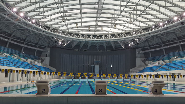 Munhak Park Tae-hwan Aquatics Center (photo courtesy of the Incheon Asian Games Organizing Committee)