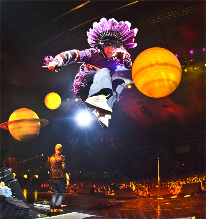 British acid jazz band Jamiroquai is on the last-day lineup for 2013 Jisan World Rock Festival to be held at Jisan Forest Resort from August 2 to 4 (photo courtesy of Jisan Forest Resort).