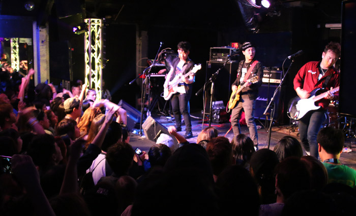 Korean musicians entertain their U.S. fans during the K-pop Night Out live concert on March 12 in Austin, Texas. 