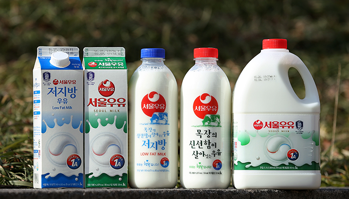 Seoul Milk has produced a wide variety of dairy products over the past 79 years, including "low calorie milk" and "fresh milk from the ranch." 