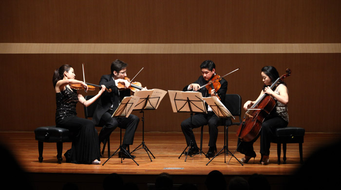Members of the Seoul Philharmonic Orchestra perform chamber music. (photo courtesy of the Seoul Philharmonic Orchestra)