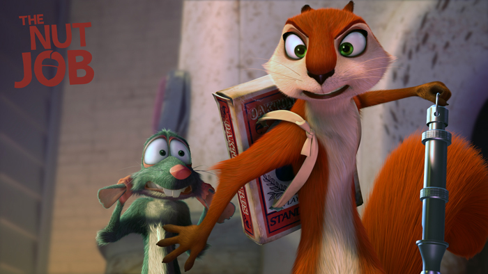 A scene from the animated 3D film “The Nut Job” 
