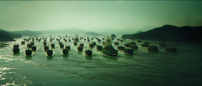 Images created by combining computer software and the study of the humanities are increasingly common. A case in point is the smash hit movie, “The Admiral: Roaring Currents,” as it makes good use of technology to create large-scale, realistic naval battle scenes. 